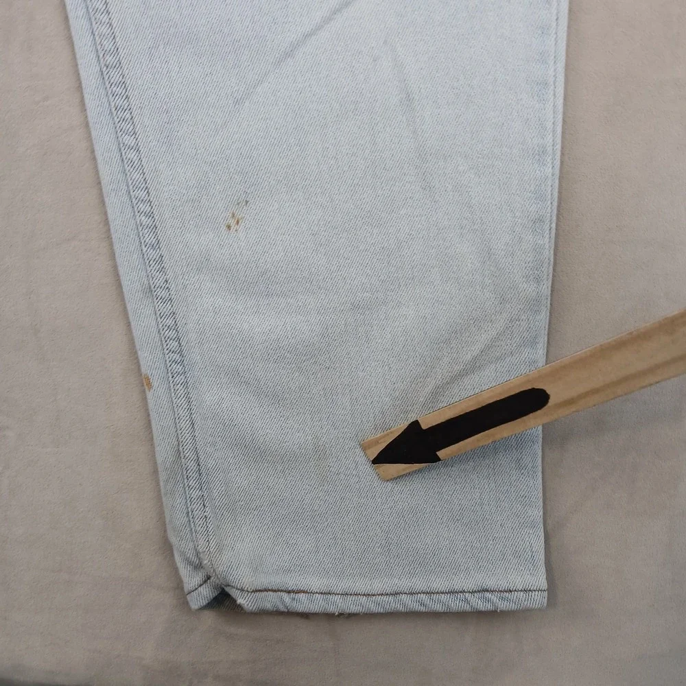 Vintage Levis 540‎ Flex 42x28 Mens Jeans Brown Tag 1998 FLAWS